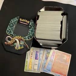 Pokemon TCG Random 300+ Card Bulk Japanese (Base, Holo) with Tin - Image 1