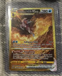 Pokemon Palkia VSTAR Card Origin Forme, GG67/GG70, Crown Zenith - Image 1