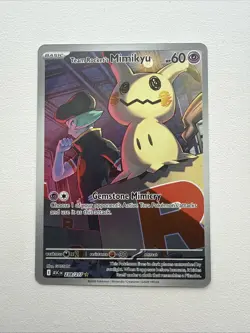 Team Rocket's Mimikyu 238/217 Illustration Rare Ascended Heroes Pokemon TCG NM/M - Image 2