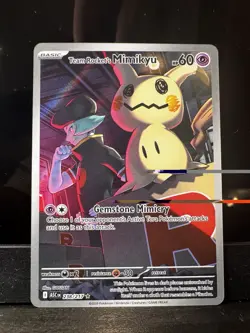Team Rocket's Mimikyu 238/217 Illustration Rare Ascended Heroes Pokemon TCG NM/M - Image 1