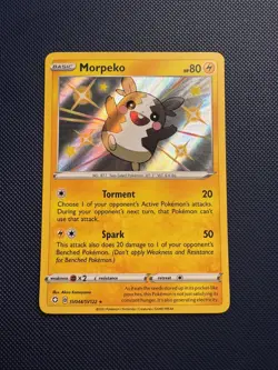MORPEKO SV044/SV122 RARE SHINY SHINING FATES SHINY VAULT POKEMON NM/M - Image 1