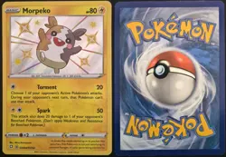 Morpeko SV044/SV122 Shiny Rare Shining Fates Shiny Vault Pokemon Near Mint - Image 1
