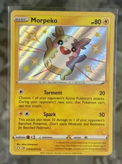 Pokemon Morpeko Shiny Holo Rare Shining Fates: Shiny Vault SV044/SV122 NM - Image 1