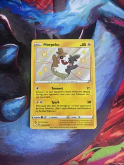 Pokemon Morpeko Shiny Holo Rare Shining Fates: Shiny Vault SV044/SV122 NM - Image 1