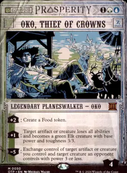 MTG Oko, Thief of Crowns Outlaws of Thunder Junction: Breaking News Regular - Image 1