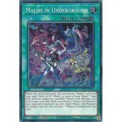 Maliss in Underground MP25-EN127 Secret Rare Near Mint 1st Edition Yugioh Card - Image 1