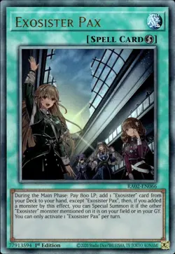 Exosister Pax - Ultimate Rare 1st Edition RA02-EN066 YuGiOh Card - Image 1