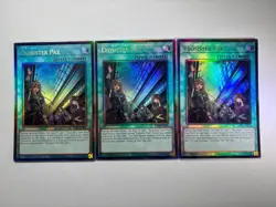 3 x Exosister Pax RA02-EN066 Ultimate Rare 1st Edition YuGiOh Playset NM - Image 1