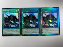 3 x Fire King Island RA03-EN059 Ultimate Rare 1st Edition YuGiOh Playset - Image 1