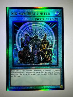 Six Samurai United RA03-EN054 Ultimate Rare 1st Edition YuGiOh Card - Image 1