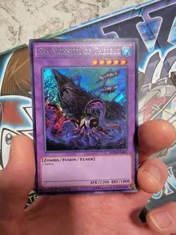 Yugioh Sea Monster of Theseus RATE-EN081 Secret Rare 1st Ed NM - Image 1