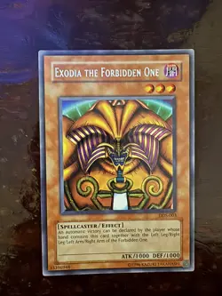 Exodia the Forbidden One DDS-003 NM Secret Rare Video Game Yugioh Promo - Image 3
