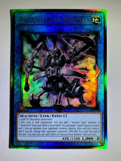 Ancient Gear Ballista RA03-EN046 Ultimate Rare 1st Edition YuGiOh Card - Image 1