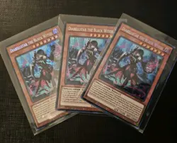 3x DIABELLSTAR THE BLACK WITCH 25LP-EN001 SECRET LIMITED ED YUGIOH NM Playset - Image 1