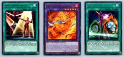 Yu-Gi-Oh! Maze of the Master MZMI Error Misprint Lot x3 Rare Partial Names NM - Image 1