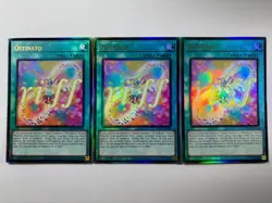 3 x Ostinato RA03-EN064 Ultimate Rare 1st Edition YuGiOh Playset - Image 1