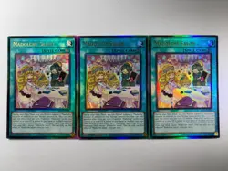 3 x Madolche Salon RA03-EN069 Ultimate Rare 1st Edition YuGiOh Playset - Image 1