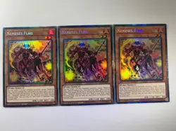 3 x Nemeses Flag RA03-EN024 Collector's Rare 1st Edition YuGiOh Playset - Image 1