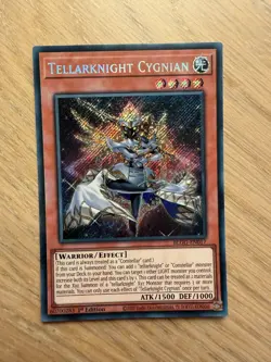 BLGG-EN017 Tellarknight Cygnian Secret Rare Yugioh 1st - Image 1