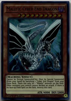 Malefic Cyber End Dragon Ultra Rare Ghosts From the Past: The 2nd Haunting GFP2- - Image 1