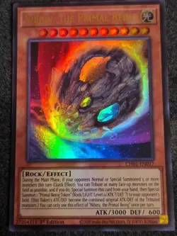 Yugioh Nibiru, the Primal Beign CH01-EN017 Ultra Rare 1st Edition - Image 2