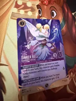Disney Lorcana Tinker Bell - Snowflake Collector Store Championship 34/P3 - Foil - Image 2