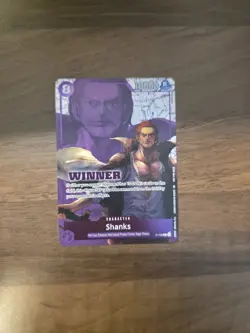 Shanks (Winner Pack 2026 Vol. 2) P-104 One Piece Promotion Cards Foil Mint - Image 1