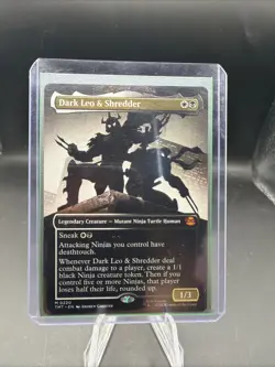 Dark Leo & Shredder (Borderless) Teenage Mutant Ninja Turtles Regular - Image 1
