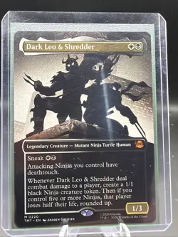 Dark Leo & Shredder (Borderless) Teenage Mutant Ninja Turtles Regular - Image 2