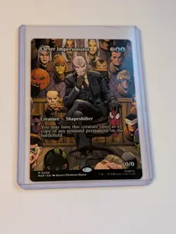 Clever Impersonator Non-Foil Borderless Spider-Man Magic the Gathering Mythic - Image 1