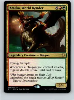 Magic the Gathering Atarka, World Render Commander 2017 MTG Free Shipping! - Image 1