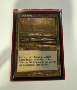 Wizards of the Coast Marsh Flats Modern Horizons 2 Retro Frame Regular Rare #437 - Image 1
