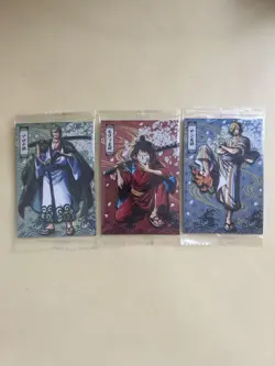 One Piece Wafers Card Luffy Zoro Sanji 3 piece set Unopened - Image 1