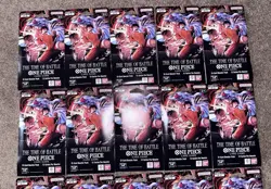One Piece TCG English OP-16 The Time of Battle Booster Sleeved Pack Lot of 20 - Image 2