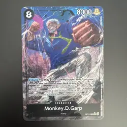 MONKEY D GARP OP11-095 One Piece A Fist of Divine Speed SR Alt Art Parallel - Image 1