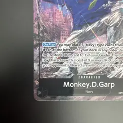 MONKEY D GARP OP11-095 One Piece A Fist of Divine Speed SR Alt Art Parallel - Image 4