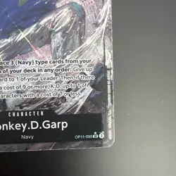 MONKEY D GARP OP11-095 One Piece A Fist of Divine Speed SR Alt Art Parallel - Image 5