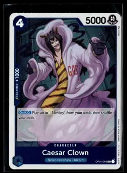 One Piece TCG Romance Dawn #OP01-069 Caesar Clown - Image 1