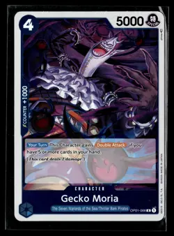 One Piece TCG Romance Dawn #OP01-068 Gecko Moria - Image 1