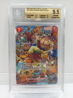 OP10 Edward Newgate SP Alt Art ST15-002 Royal Blood English SR BGS 9.5 - Image 1