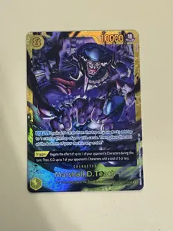 Marshall D. Teach OP16-119 One Piece Secret Rare SEC The Time of Battle English - Image 4