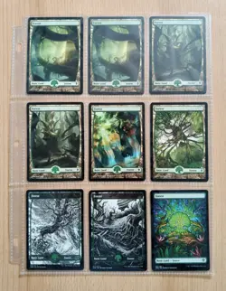 MTG Full Art Basic Lands Bundle x 63 with Display Pockets - Magic the Gathering - Image 2