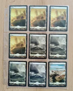 MTG Full Art Basic Lands Bundle x 63 with Display Pockets - Magic the Gathering - Image 5