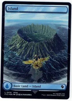 Island 479 - Final Fantasy MTG - Chocobo Track Foil - NM - Image 1