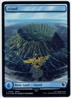 Island 479 - Final Fantasy MTG - Chocobo Track Foil - NM - Image 3