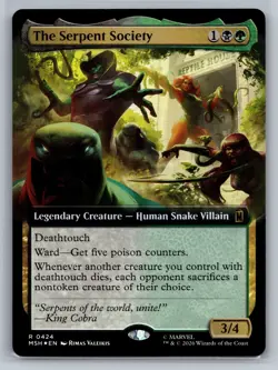 Magic Marvel The Serpent Society (Extended Art) Foil 424 - Image 1