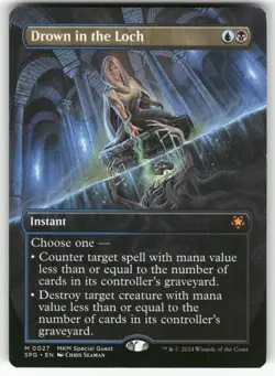 Drown in the Loch (Borderless) 27 Mythic Special Guests Magic: The Gathering NM - Image 1