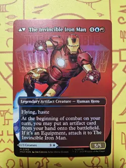Tony Stark // The Invincible Iron Man Borderless Marvel Super Heroes Foil 363 - Image 2