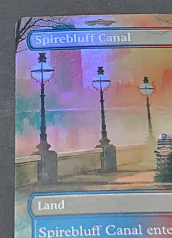 Spirebluff Canal Foil MTG Secret Lair The Dalek Lands English NM-Mint - Image 2