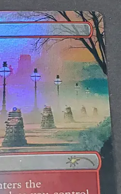 Spirebluff Canal Foil MTG Secret Lair The Dalek Lands English NM-Mint - Image 3